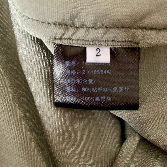 Women Silk Trench Coat - Picture 6 of 7